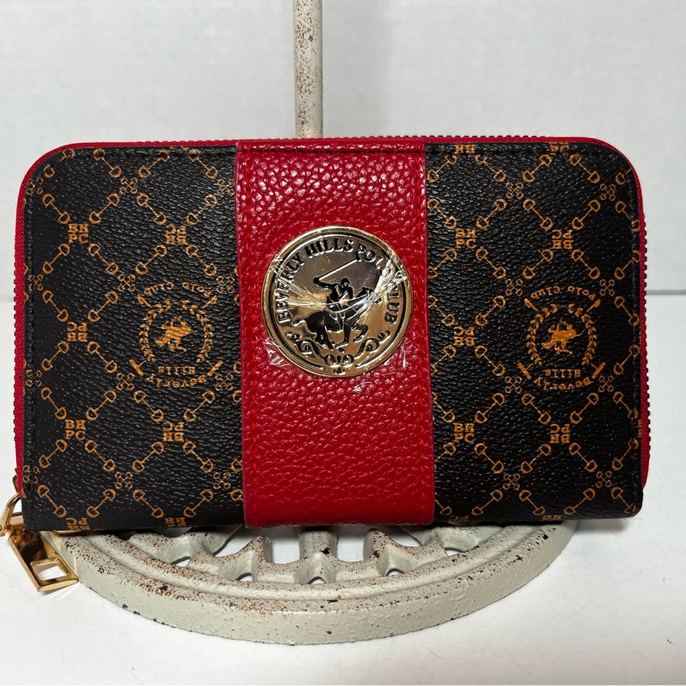 Beverly Hills Polo zip-around wallet